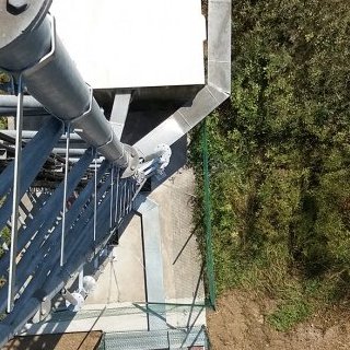 Renfort pylône sur 8m