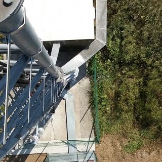 Renfort pylône sur 8m